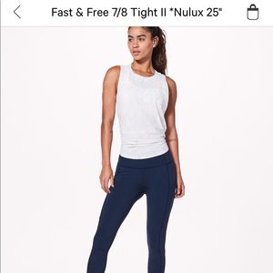 Lululemon - Fast & Free Tight II 7/8th